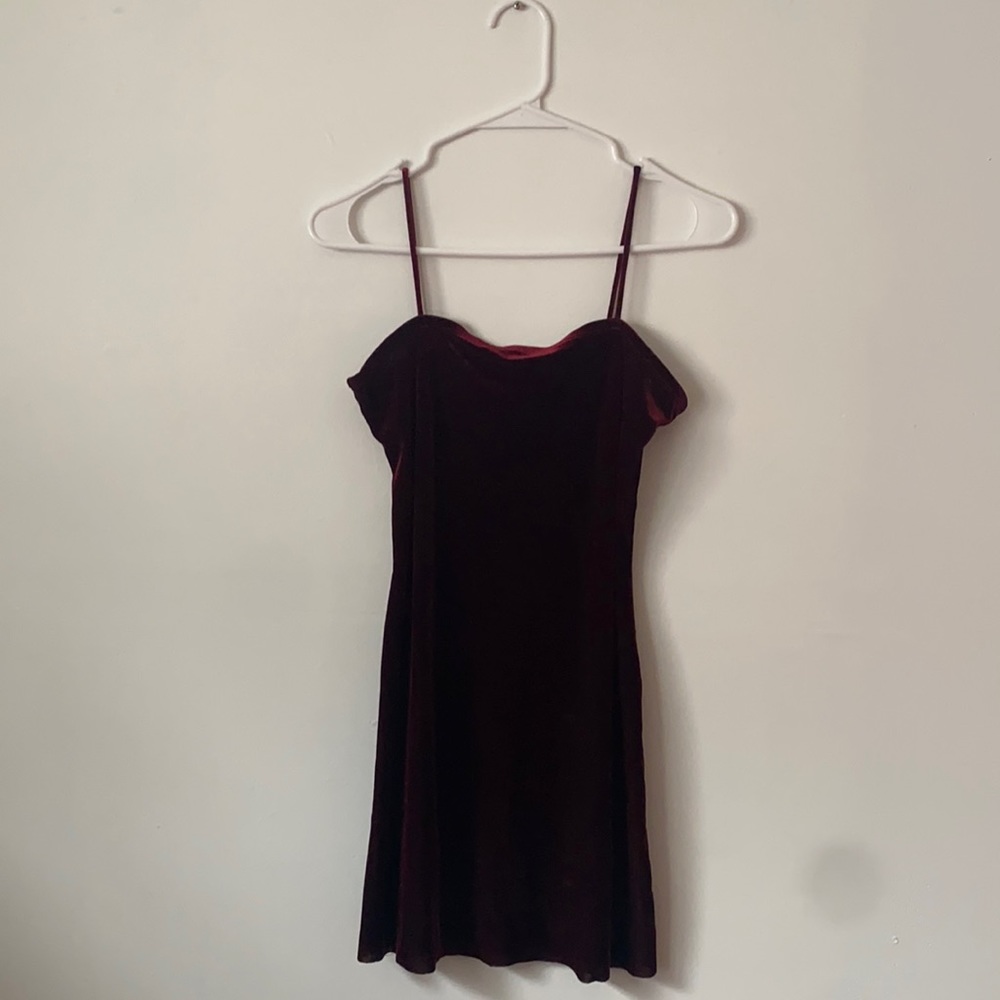 Station Wagon Velvet Mini Dress